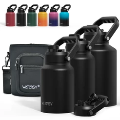 Garrafa Térmica De água 1890ML 2537ML 3795ML Aço Inoxidável Bolsa de Armazenamento