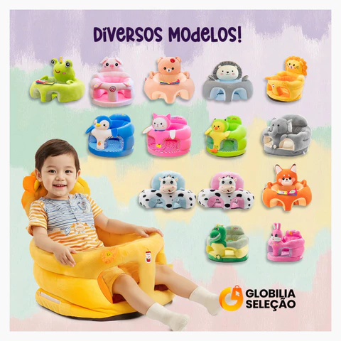 🔥Assento de Sofá Infantil Cadeira Alimentação Bebê Cadeirinha Sofázinho Almofada Bebê Multiuso Descanso Menino e Menina
