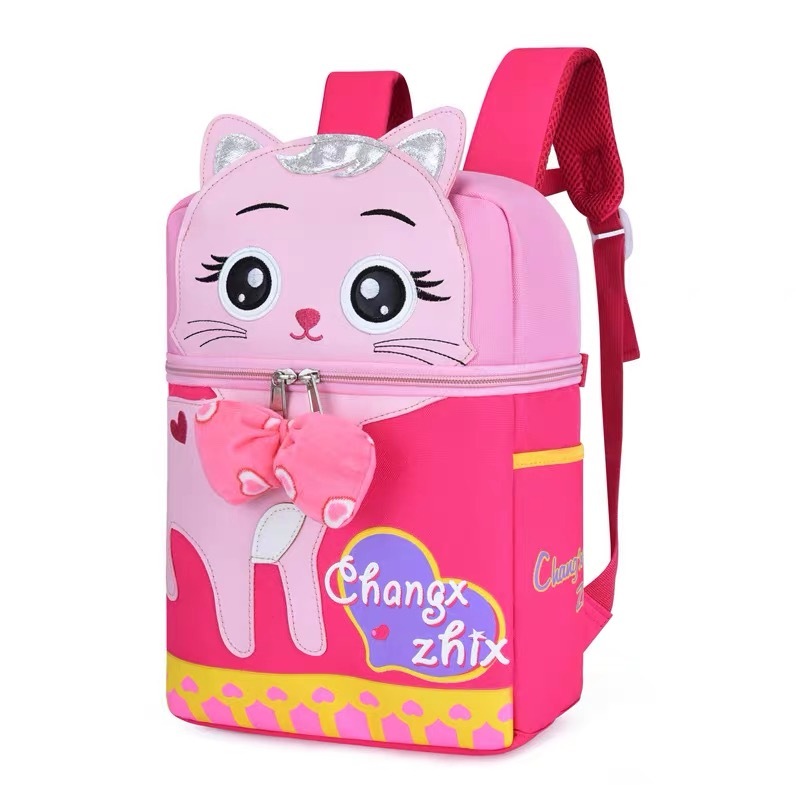 【Alta Qualidade】Mochila Escolar Infantil Menina Resistente Passeio Animado Bolsa Impermeável Grande capacidade MA5812