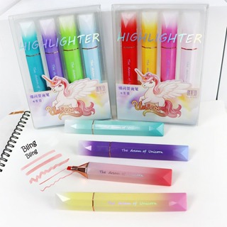 Marca Texto Dopamina Brilhante Cores Aleatórias Presente Estética Material Escolar em Oferta na Shopee