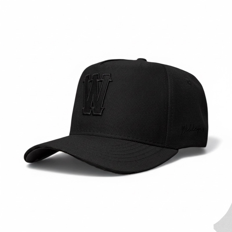 Boné masculino snapback aba curva original wildegar letra W