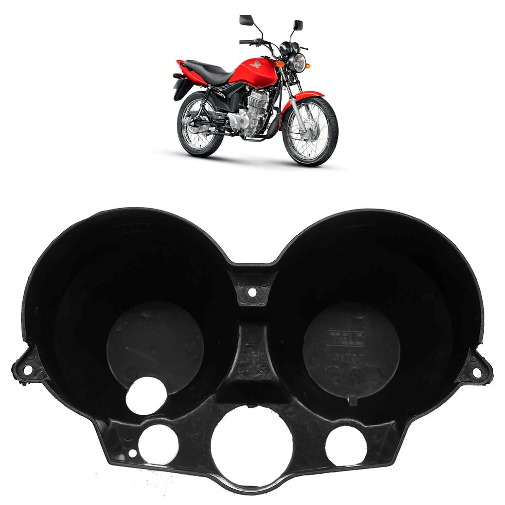 Carcaça Painel Inferior Honda CG 125 2000-2008 Fan 125 2009-2013 Peça de Reposição Moto