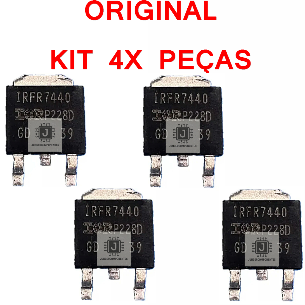 IRFR7440 IR FR7440 IRFR 7440 TO-252 MOSFET DA FONTE SD SOUNDIGITAL TARAMPS  STETSOM MODULO BANDA OUTROS