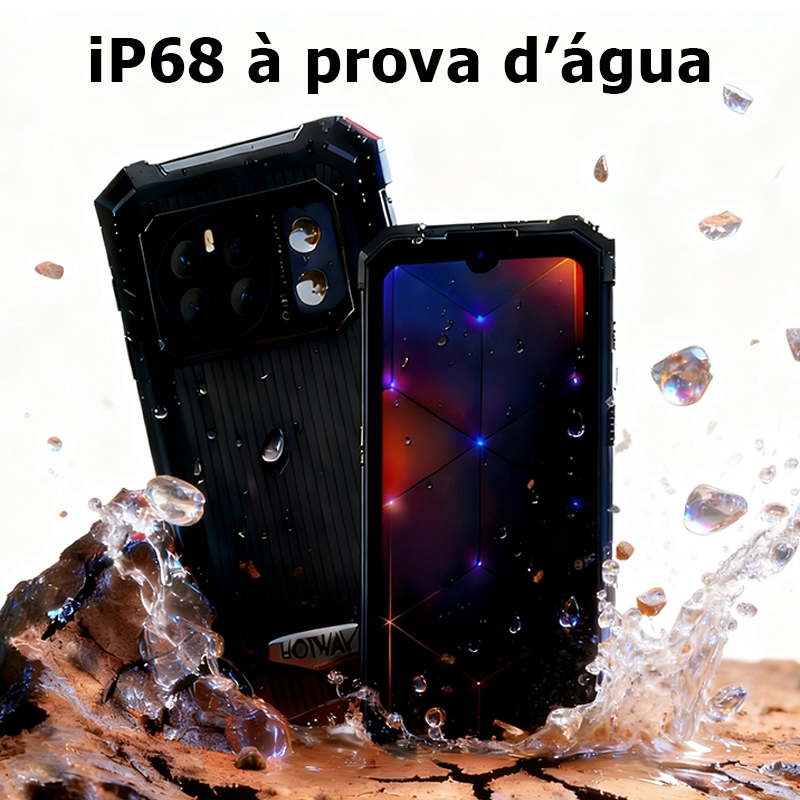 Hotwav Celular Kingkong Telemóvel 6280 mAh 8+128g Anti-queda e C À Prova de Água