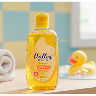 1 Frasco Shampoo Infantil SEM LAGRIMAS Hipoalergenico Vegano e Sem Parabenos Halley Baby 210 ml em Oferta na Shopee