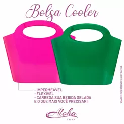 Kit 15 Bolsas de Gelo Cooler 11 Litros - Balde de Gelo Bebidas Geladas Cesta Ice Bag Bolsa multiuso