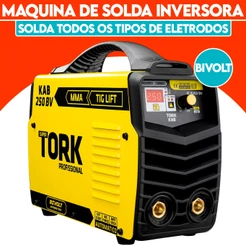 Maquina De Solda Inversora Kab 250 Bivolt Mma Tig Lift Tork