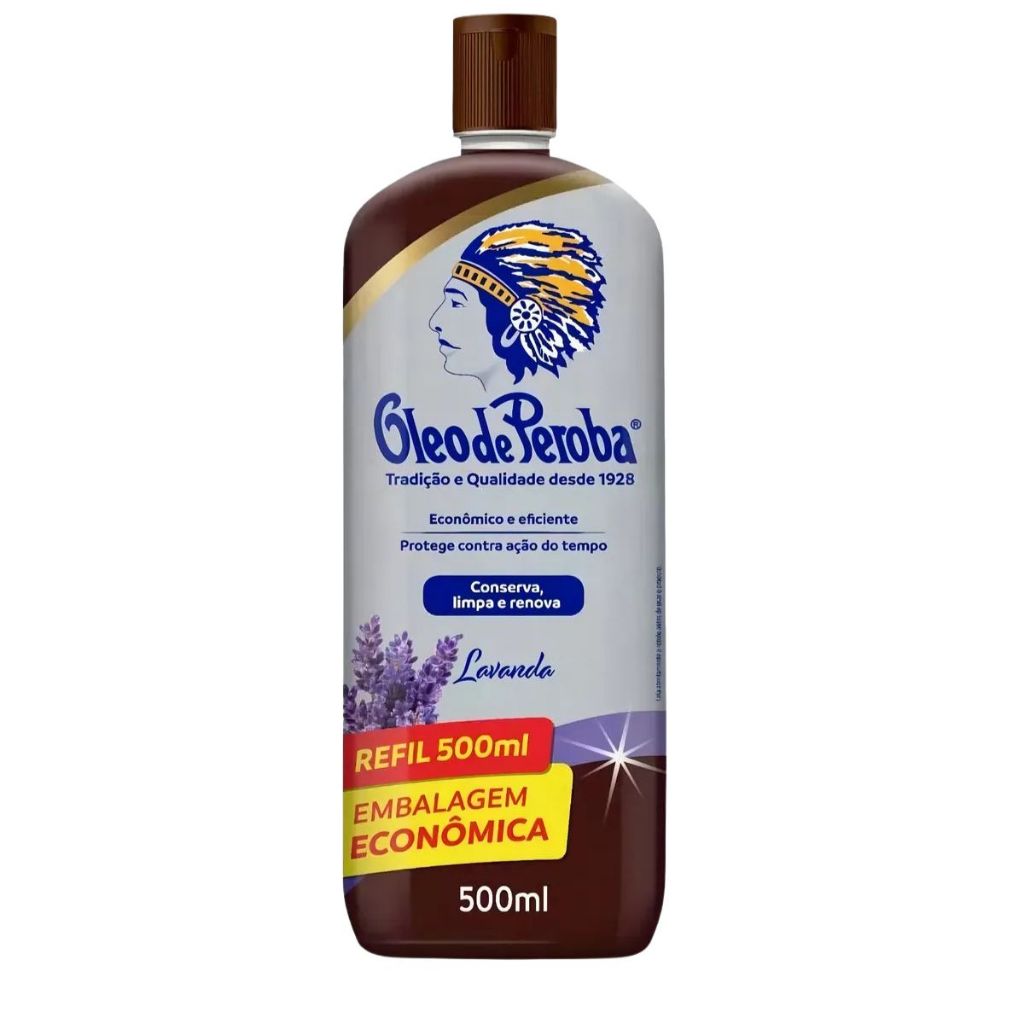 Óleo De Peroba Lavanda 500ml Limpa Conserva E Renova Madeira Para Móveis Proteção Brilho em Oferta na Shopee