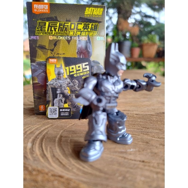 Batman Blokees Lançamento Original Batmóvel Figura de Ação Blocos DC Sorte Capa Boneco Presente Novo Caixa Lacrado