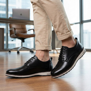 Sapato Social Masculino Oxford Casual Improvizzo em Oferta na Shopee
