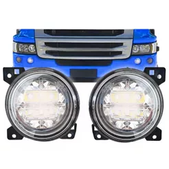Par Farol Milha Auxiliar Interno LED Para Scania Série 4 Série 5 Scania R440 IAM 2248114 2248113