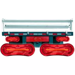 Par Lanterna Traseira 24v Full LED Para Carreta Facchini Após 2019 IVAL 3080 3081