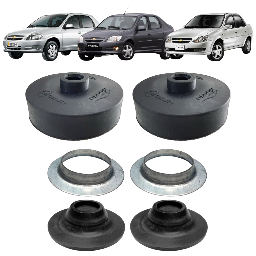Kit Calço Isolador Mola Traseira Corsa Celta Prisma 9474541