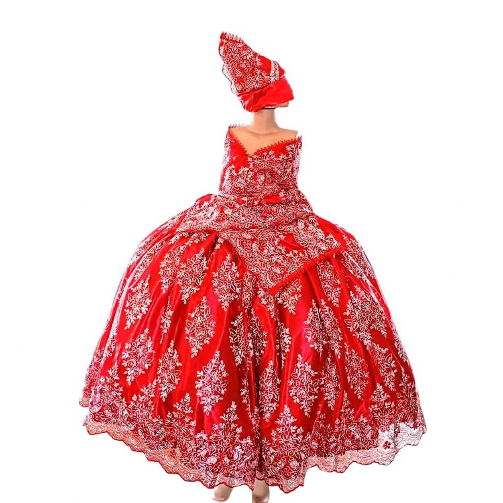 POMBOGIRA VERMELHO COM PRATA - SAIA POMBOGIRA UMBANDA E CANDOMBLÉ, JUREMA E QUIMBANDA
