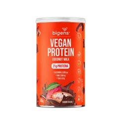 Bigens Vegan Protein 450g Cacau – Proteína, Vegetal, Zero Lactose, Suplemento para Shakes e Receitas