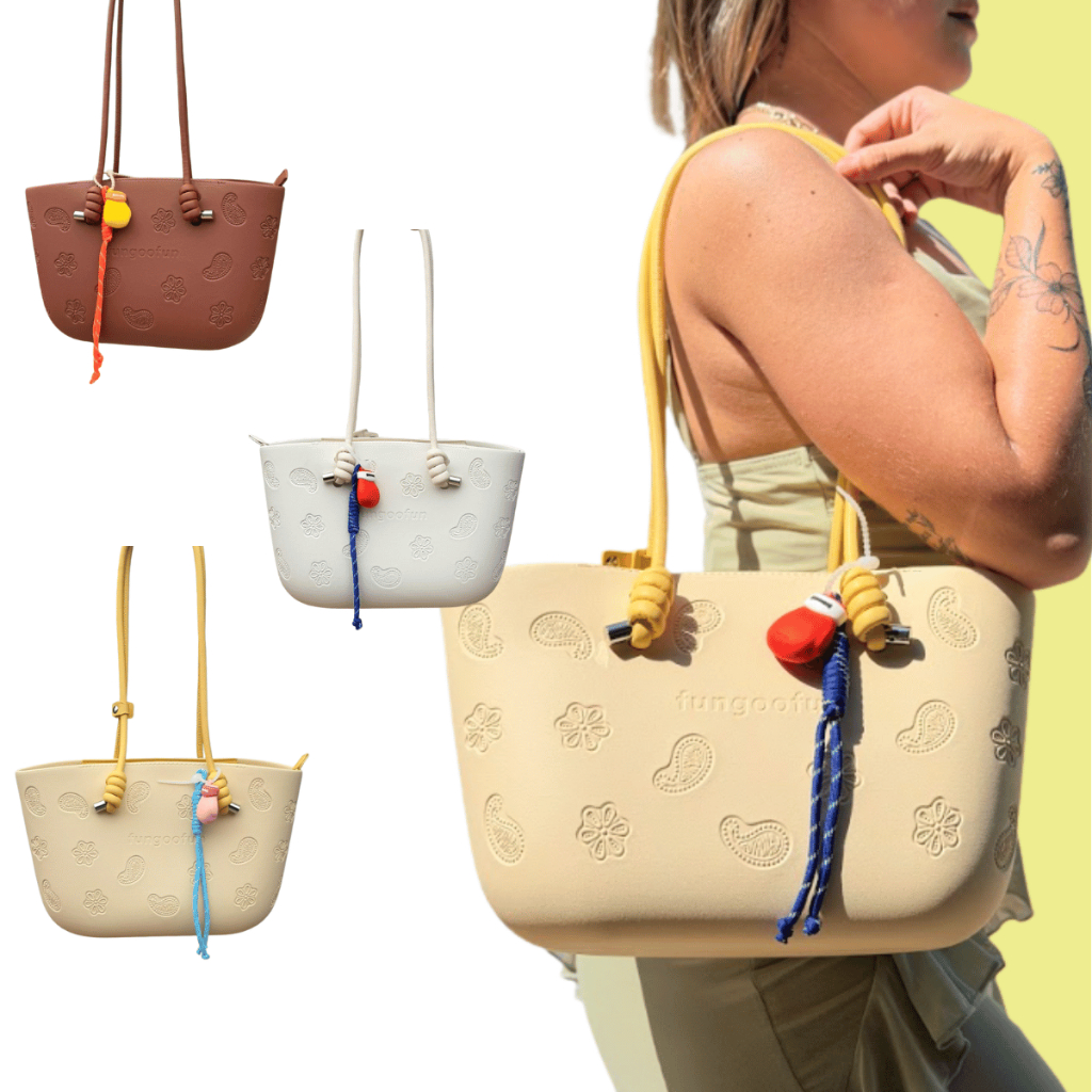 BOLSA DE PRAIA E SOCIAL FUNGOOFUN BRASIL  MODA VERAO ESTILOSA FASHION NECESSERIE em Oferta na Shopee