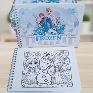 Frozen caderninhos de colorir kit para lembrancinhas em Oferta na Shopee