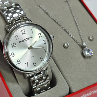 Relógio Mondaine Feminino Analógico Prateado 53779L0MVNE3 em Oferta na Shopee