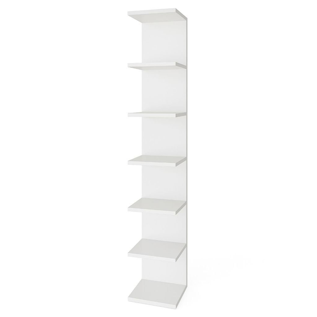 torre de prateleiras estante mdf 170 ou 85 cm cor BRANCA em Oferta na Shopee