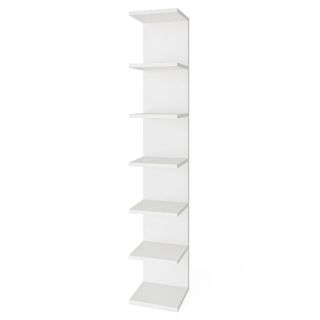 torre de prateleiras estante mdf 170 ou 85 cm cor BRANCA em Oferta na Shopee