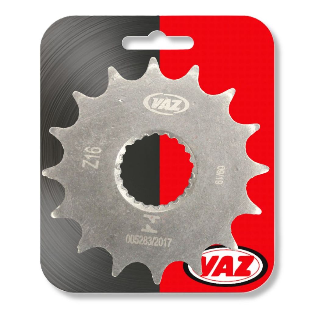 Pinhão Fz25 250 / Fazer 250 16 Dentes Aço 1045 (Passo 428) Original Vaz em Oferta na Shopee