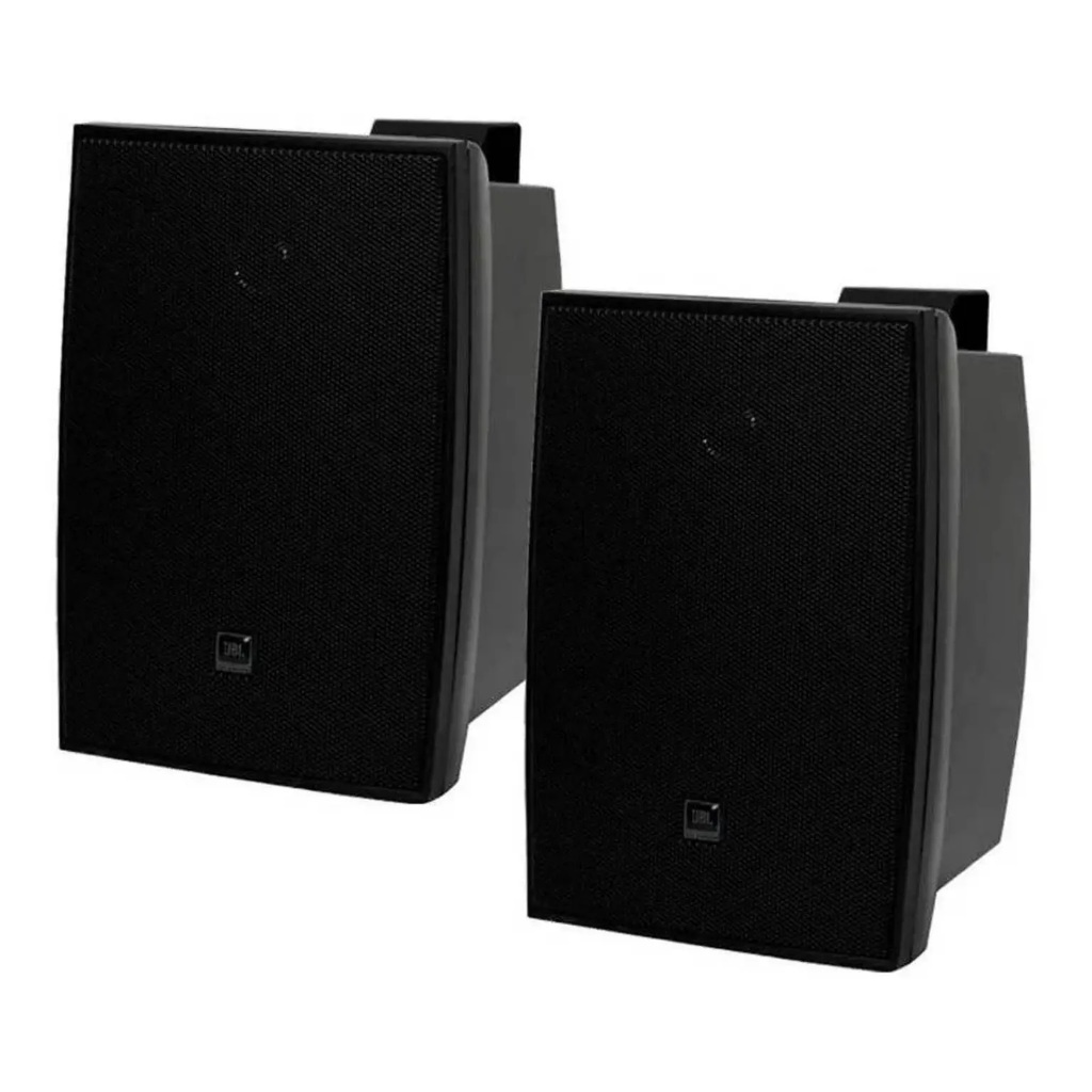 Caixas Jbl Acústicas C621 Preta 100w Com Suporte para Som Ambiente 6"