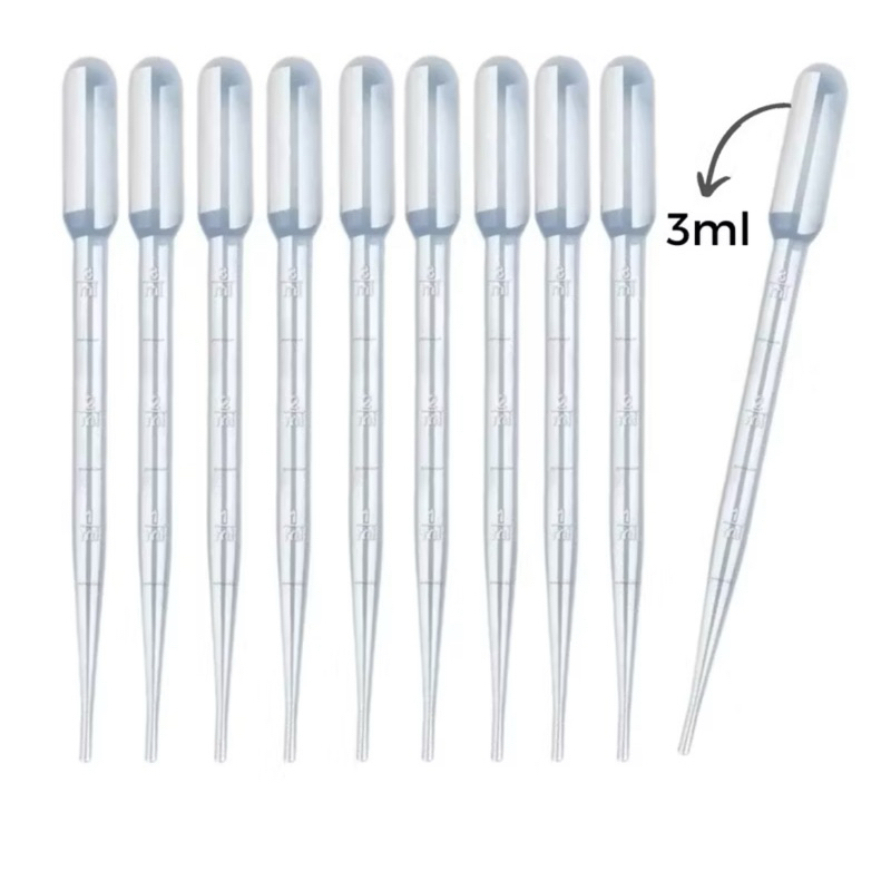Pipeta Conta Gotas 3ml - 50 Unidades