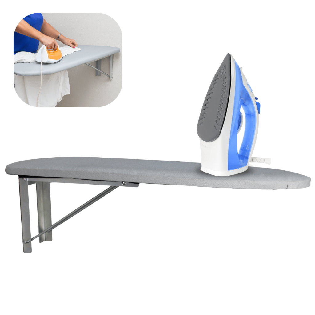 Tábua De Passar Roupa Parede Dobrável Pequena Compacta Com Capa Térmica Ideal Para Lavanderia E Área De Serviço em Oferta na Shopee