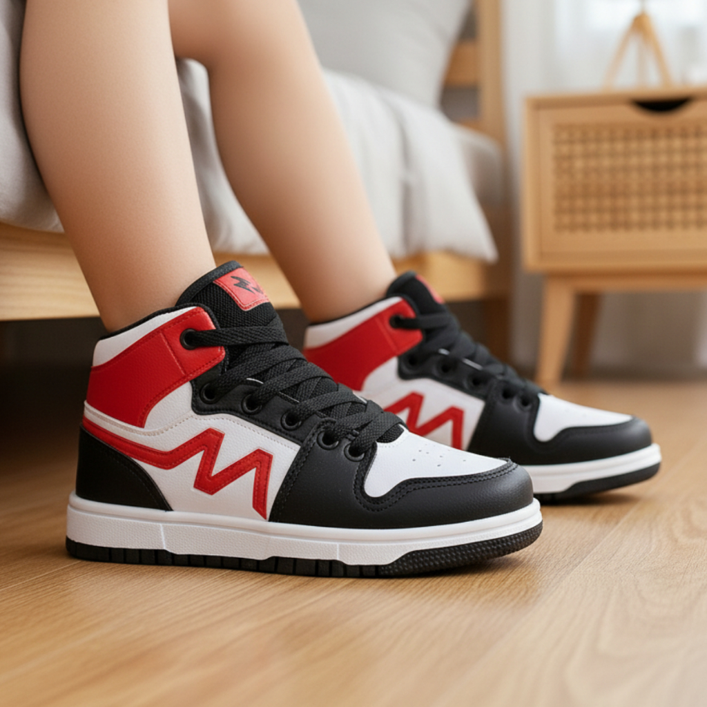 Tênis Infantil Masculino Casual Escolar Botinha Menino Nippos em Oferta na Shopee