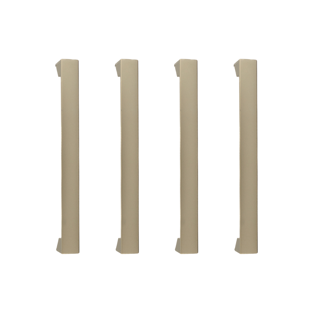 Kit 4 Puxadores Porta Guarda Roupa Escritório Gaveta 192mm 323