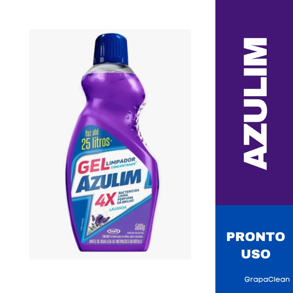 Limpador Gel Azulim Lavanda 500g Original em Oferta na Shopee