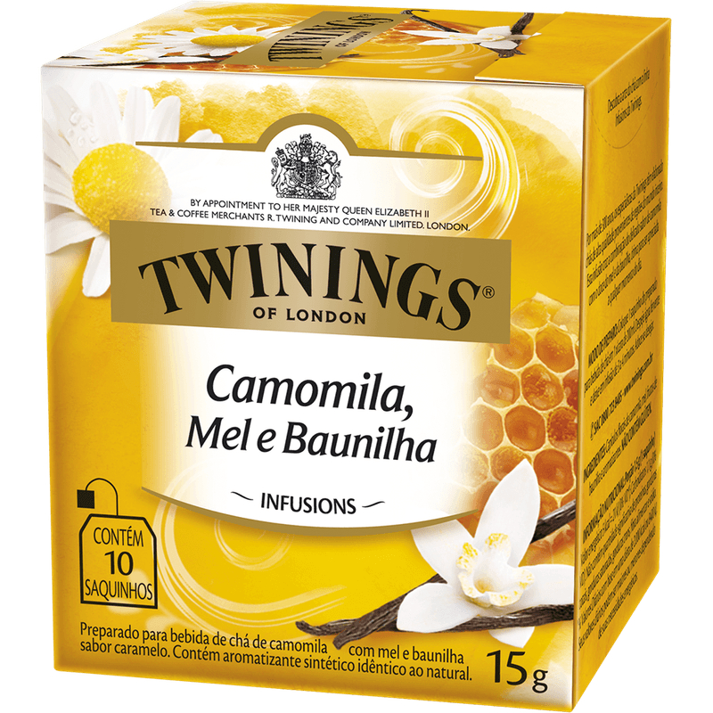 Chá De Camomila, Mel E Baunilha Twinings 15G - Infusão Herbal em Oferta na Shopee