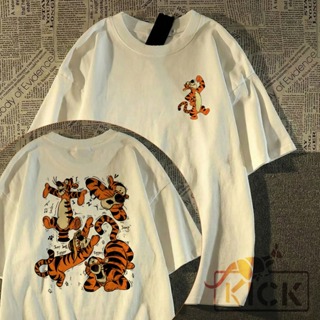 Camiseta 100% Algodão Tigrão Saltitante T-Shirt Unissex em Oferta na Shopee