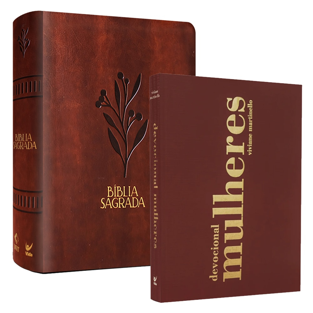 Kit Crescimento Espiritual | Viviane Martinello | Bíblia Mulheres NVT Espaço P/ Anotações + Devocional Mulheres 365 Dias em Oferta na Shopee