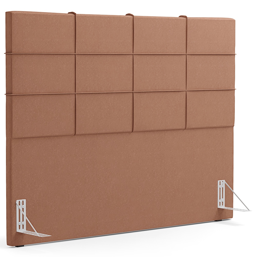 Cabeceira Cama Box Casal 140 cm Roma W01 Linho Rosê - Lyam