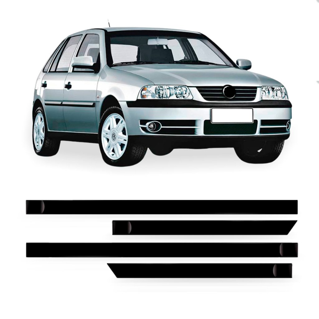 Kit Jogo Friso Lateral Gol G4 2005 2006 2007 2008 4 Peças em Oferta na Shopee