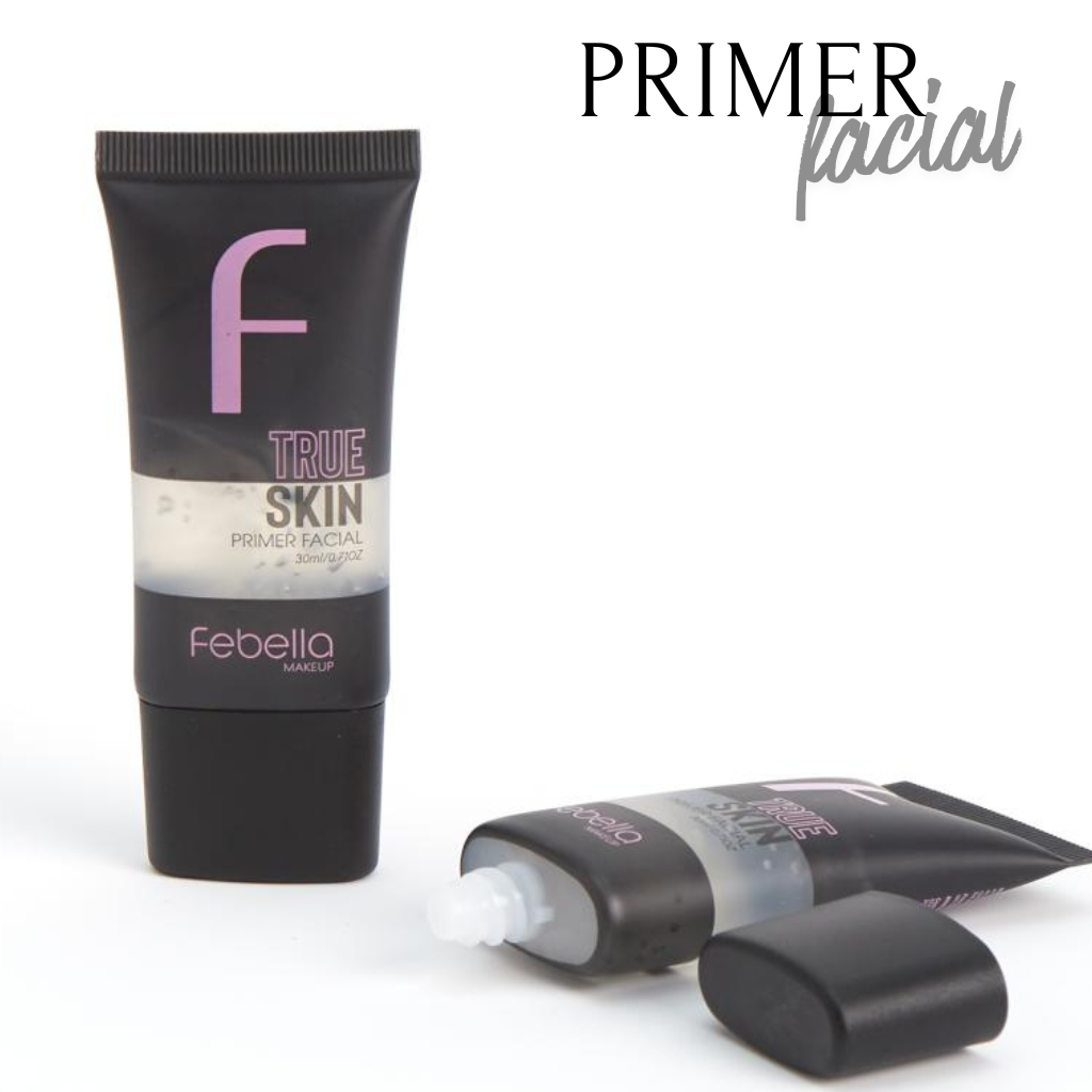 Primer Facial Acabamento Impecavel, True Skin Ruby maquiagem Rose Febella