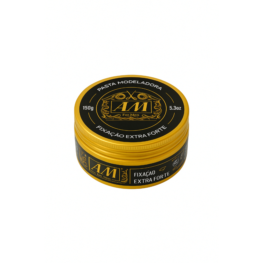 Pomada Modeladora AM For Men 150g Incolor — Fixação Forte Sem Resíduo (Barba e Cabelo)