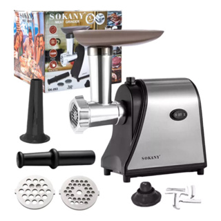 Máquina Moer Moedor De Carne Elétrico 500W-1500W Faz Linguiça Carne Frango 110V 220V em Oferta na Shopee