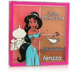 Paleta de Blush , Iluminador e Bronzer Princesas Disney - Fenzza em Oferta na Shopee