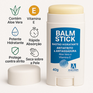 Creme Hidratante Antiatrito Em Bastão Anaconda Antiassadura Coxa Braço Ideal Para Esportes, Natação Ciclismo em Oferta na Shopee