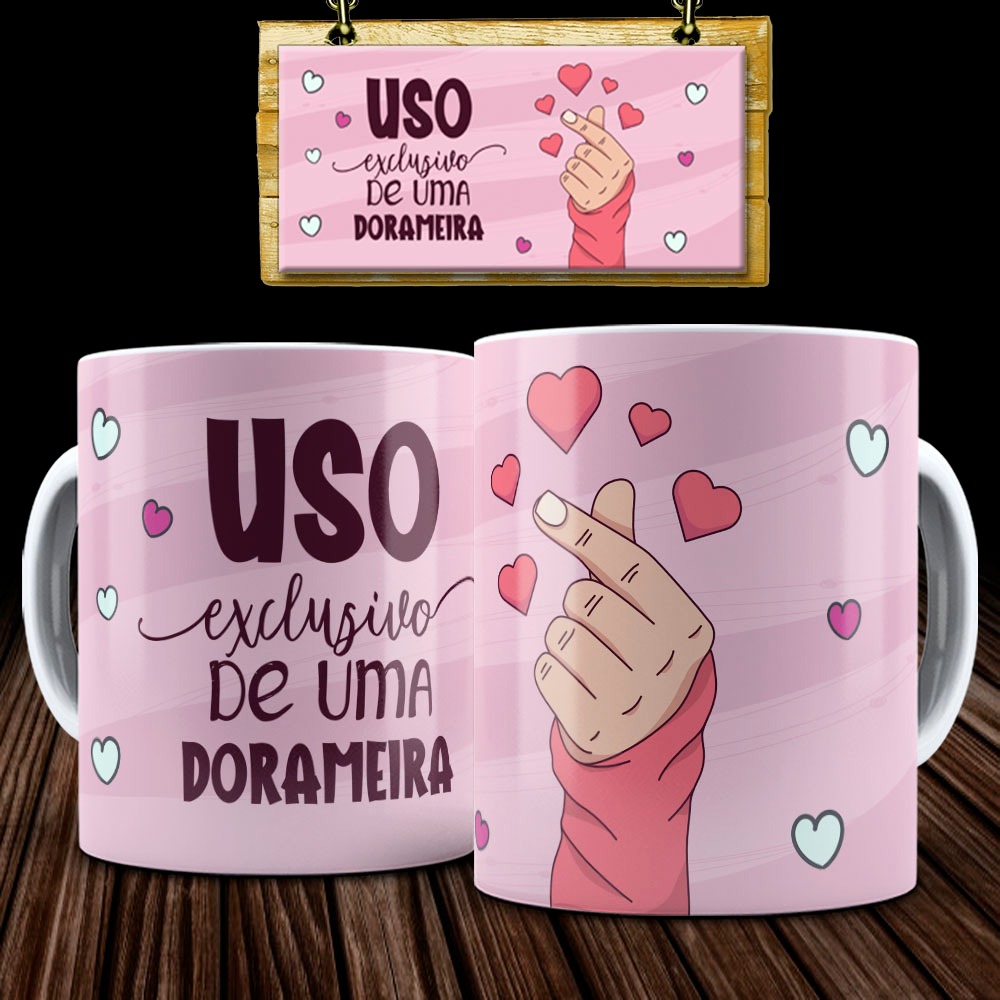 CANECA PERSONALIZADA EXCLUSIVA DE UMA DORAMEIRA / ENVIAMOS EM 24 HORAS