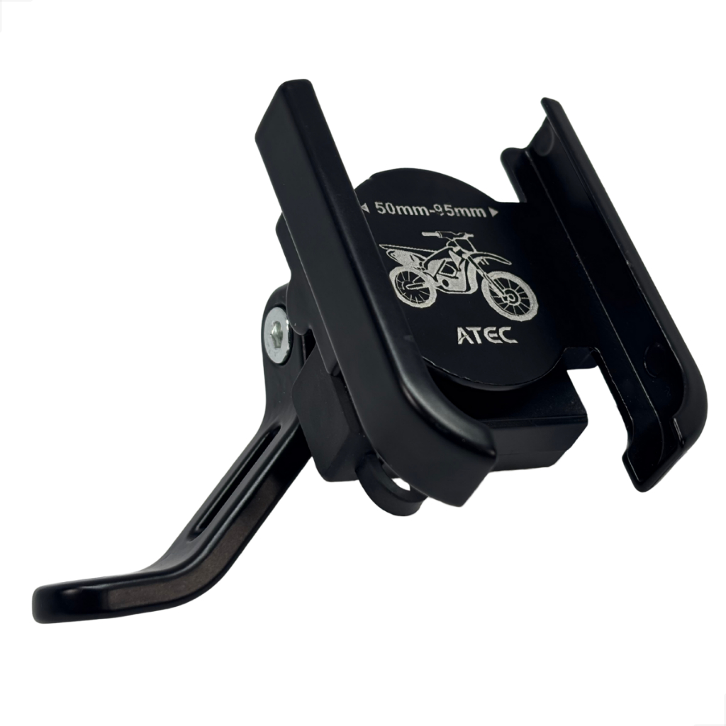 Suporte de Celular Alumínio Moto Carregador Gira 360 Fixação Retrovisor Scooter em Oferta na Shopee