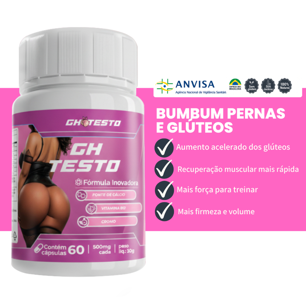 GH Testo Mulher – Foco Total em Pernas e Glúteos Mais Definidos GH Testo Mulher – Foco Total em Pernas e Glúteos Mais Definidos