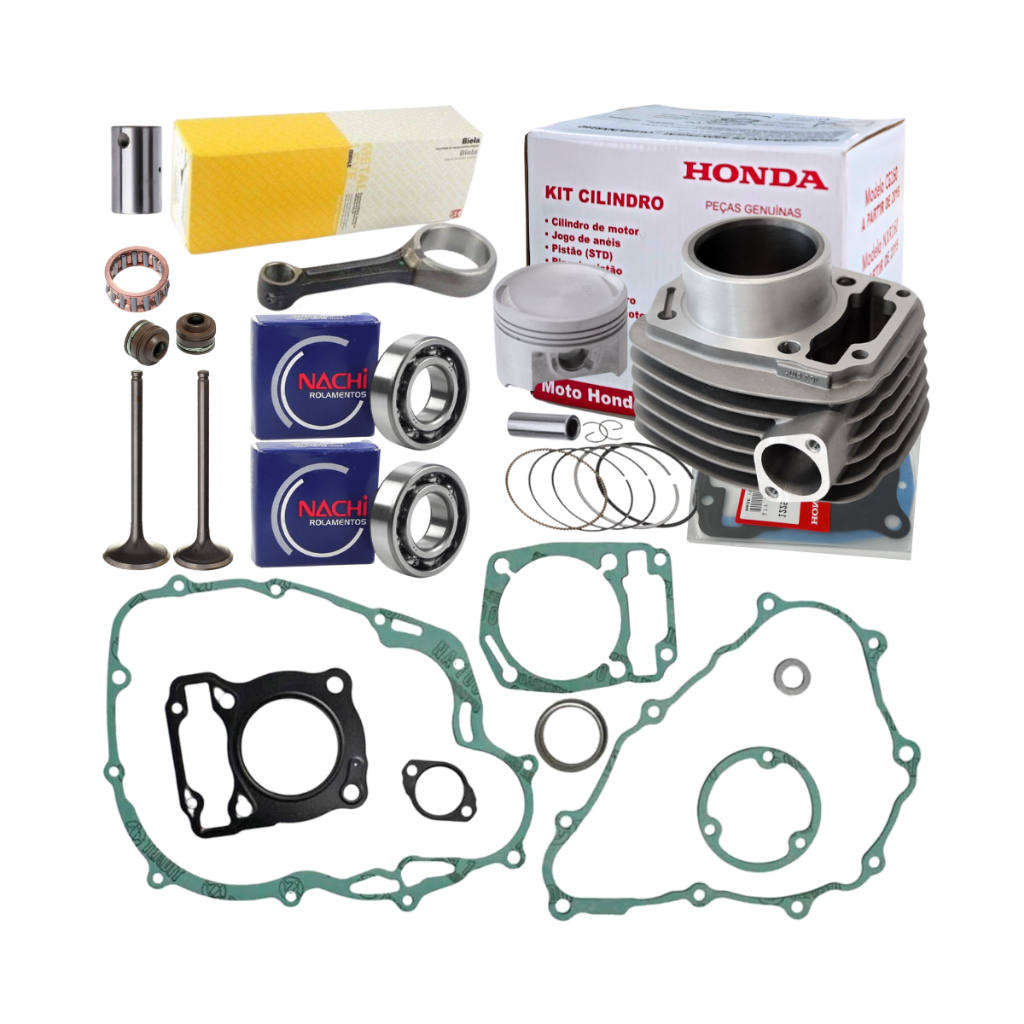 Kit Cilindro Original Titan 160 Fan Bros 160 Biela Rolamento em Oferta na Shopee