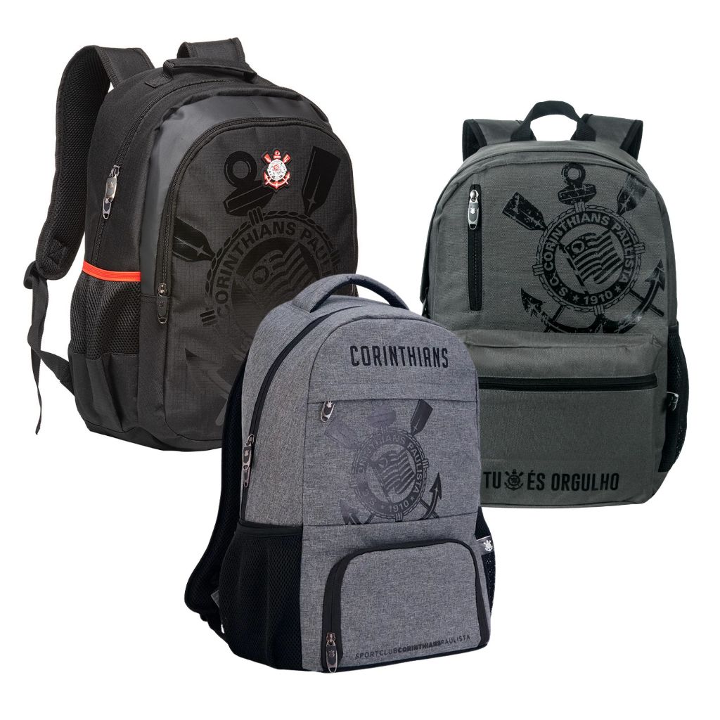 Mochila Xeryus Juvenil Esportiva Corinthians 40x30- Xeryus em Oferta na Shopee