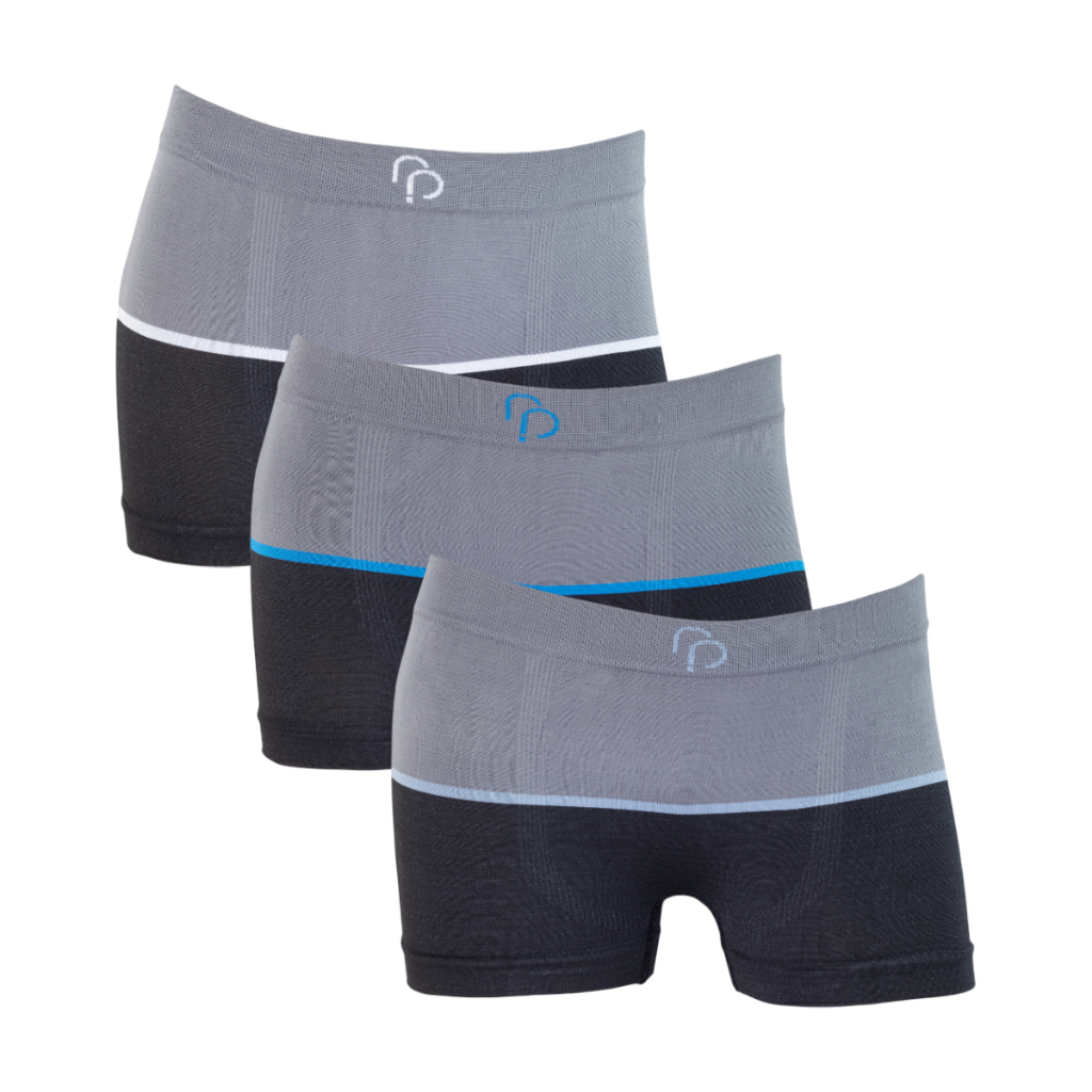 Kit 3 Cuecas Boxer Infantil RP Sem Costura Meninos Criança Microfibra Sortida em Oferta na Shopee