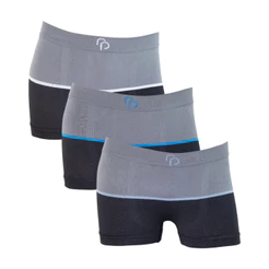 Kit 3 Cuecas Boxer Infantil RP Sem Costura Meninos Criança Microfibra Sortida