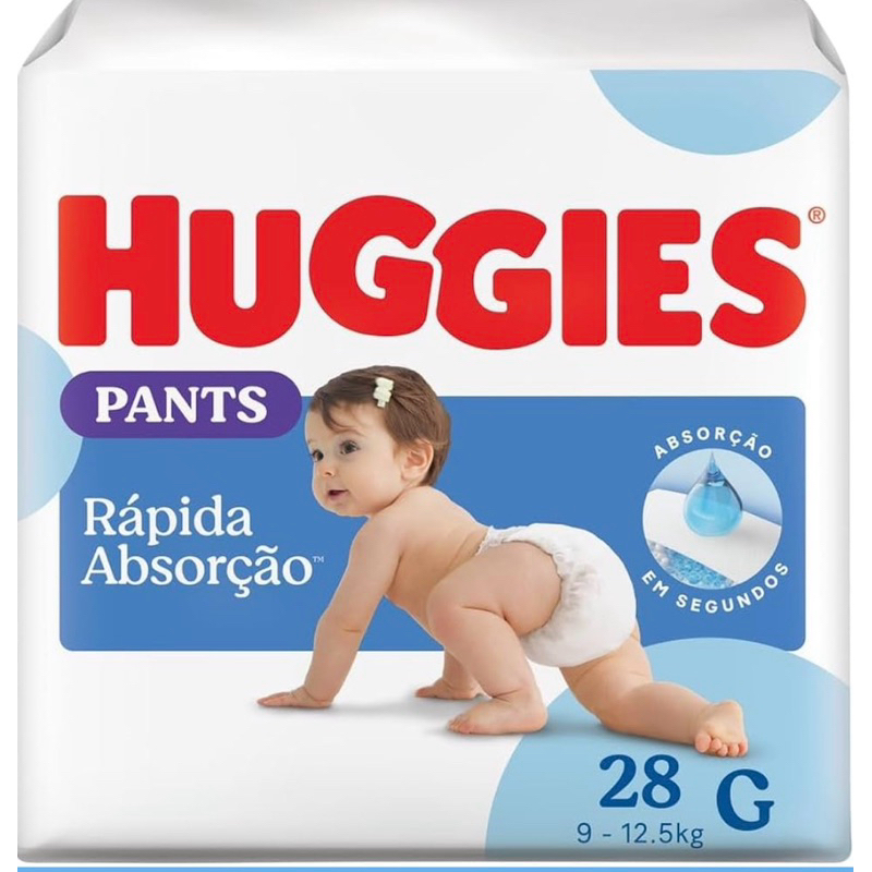 FRALDA HUGGIES TRIPLA PROT. ROUP. G - 28UND
