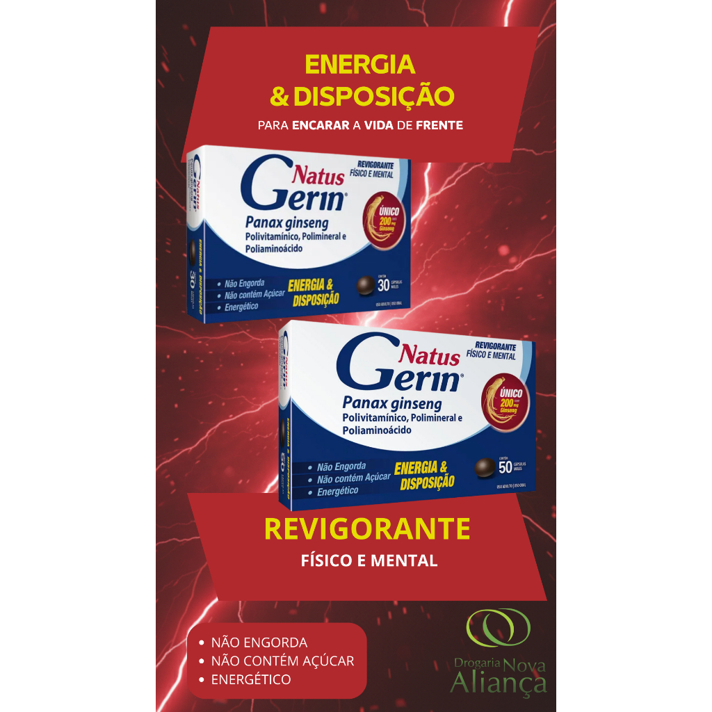 Suplemento Vitamínico NATUS GERIN Legrand cápsulas